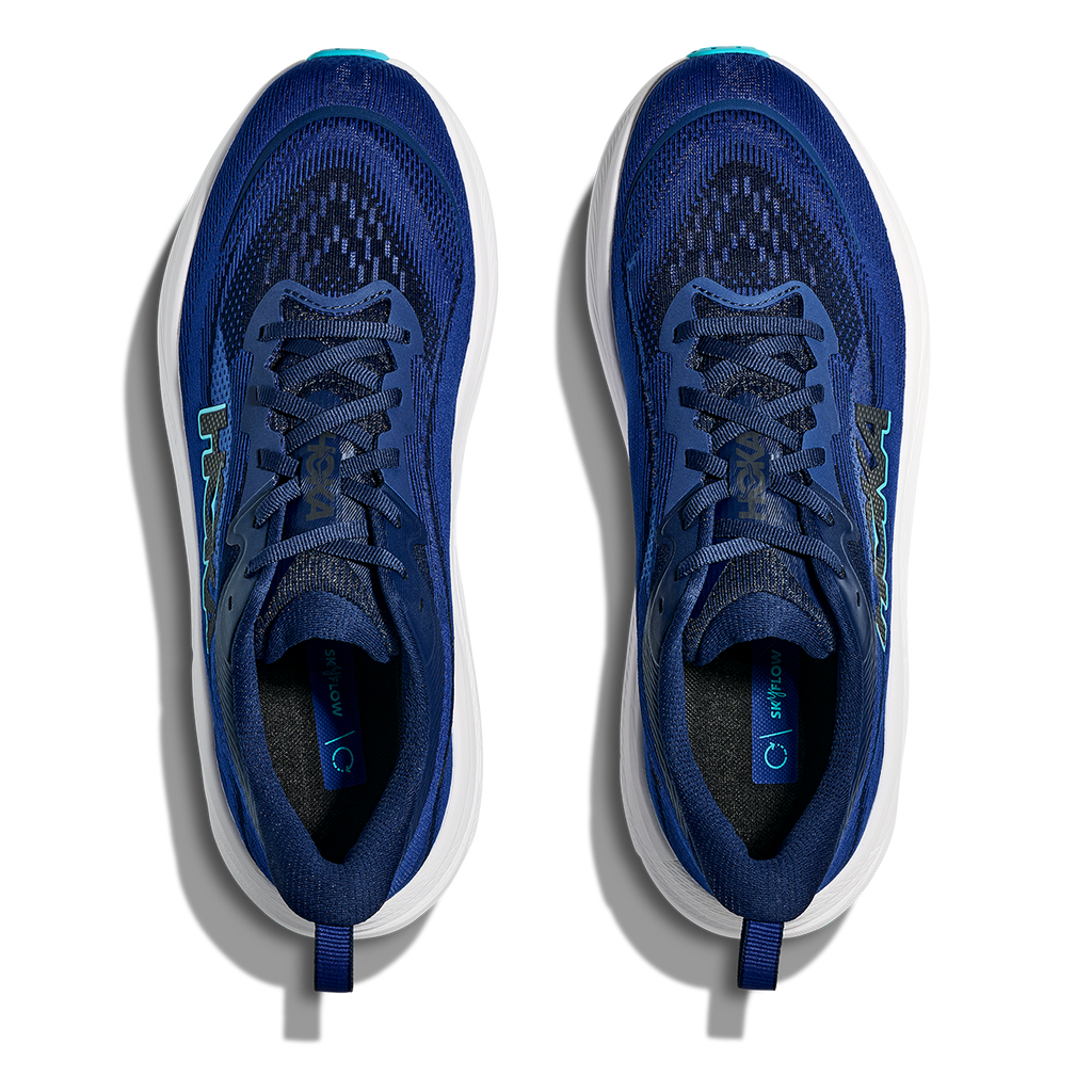 Hoka Skyflow — Midnight Blue - Night Sky — Size D — Width 7 — Back View