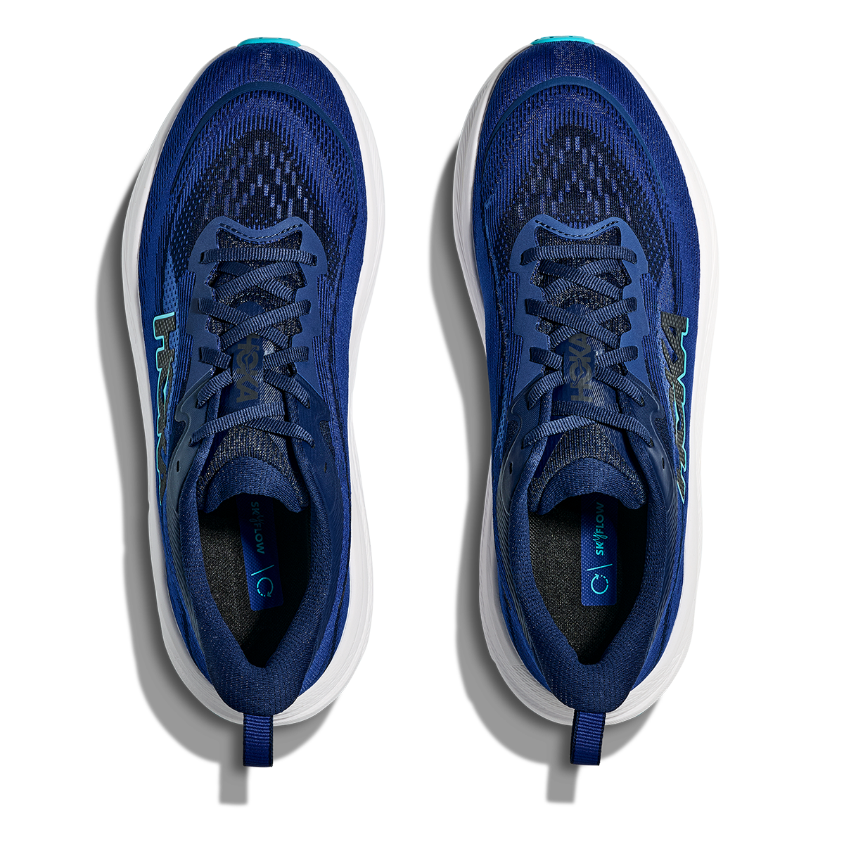Hoka Skyflow — Midnight Blue - Night Sky — Size D — Width 7 — Back View