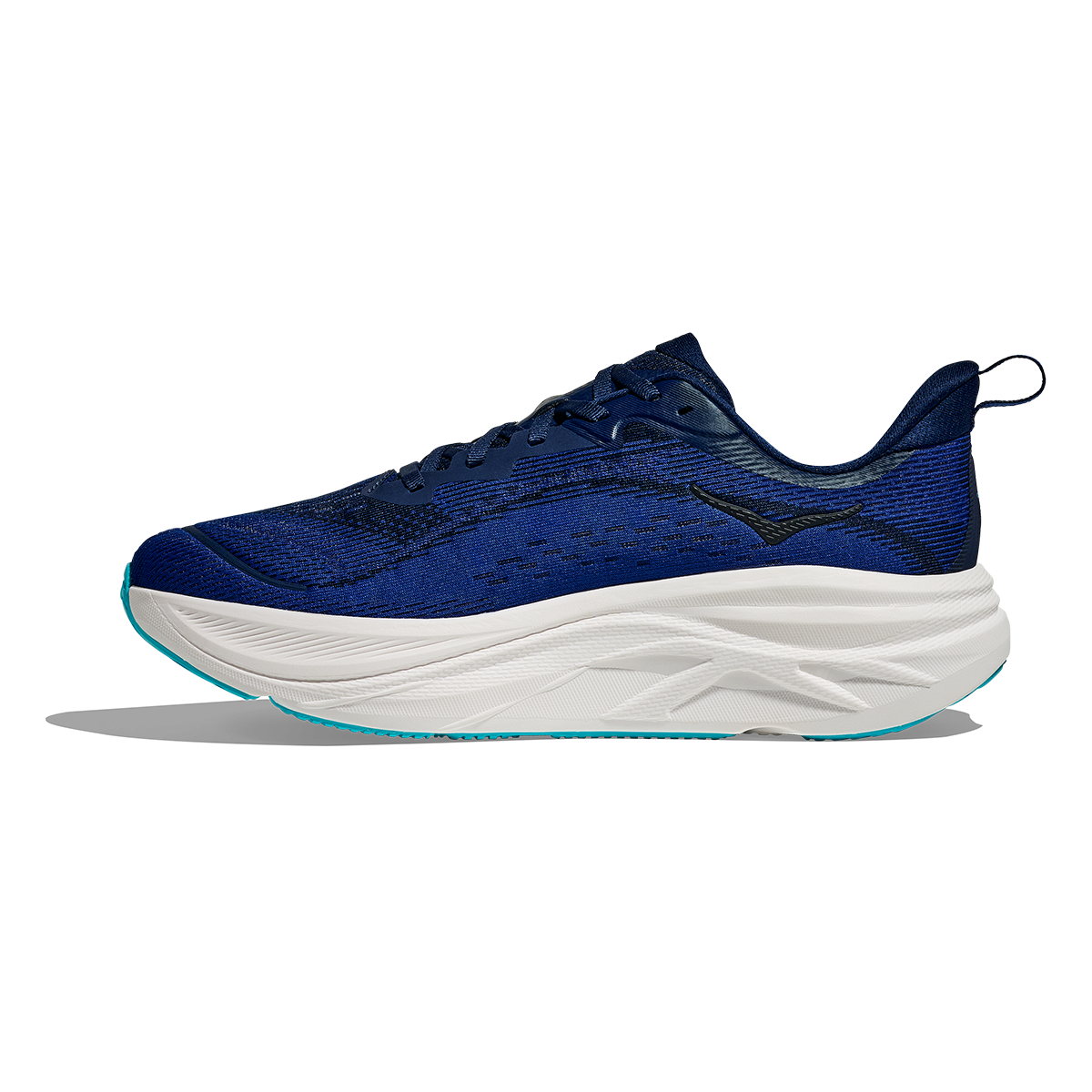 Hoka Skyflow — Midnight Blue - Night Sky — Size D — Width 7 — Side View