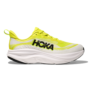 Hoka Skyflow — Neon Hoka Citrus - Neon White — Size D — Width 7 — Front View