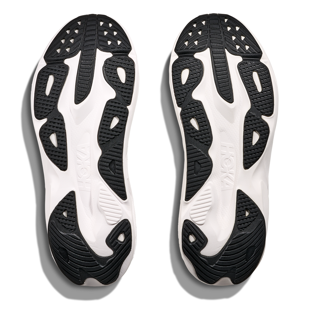 Hoka Skyflow — Neon Hoka Citrus - Neon White — Size D — Width 7 — Top View