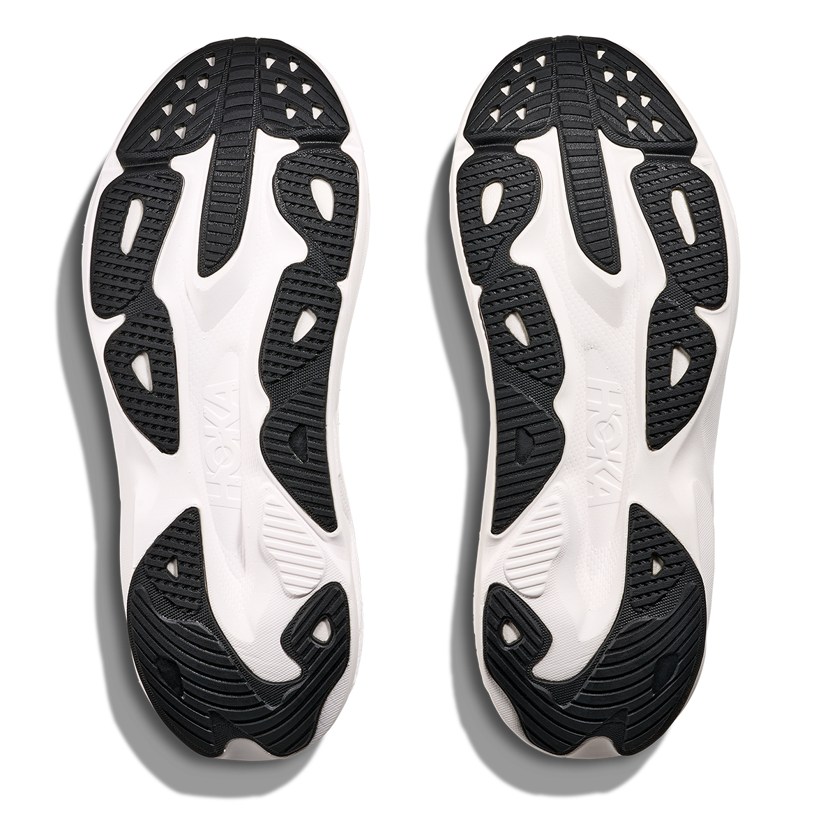 Hoka Skyflow — Neon Hoka Citrus - Neon White — Size D — Width 7 — Top View