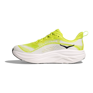 Hoka Skyflow — Neon Hoka Citrus - Neon White — Size D — Width 7 — Top View