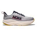 Hoka Skyflow — Cosmic Grey - Neon Green — Size D — Width 7 — Front View