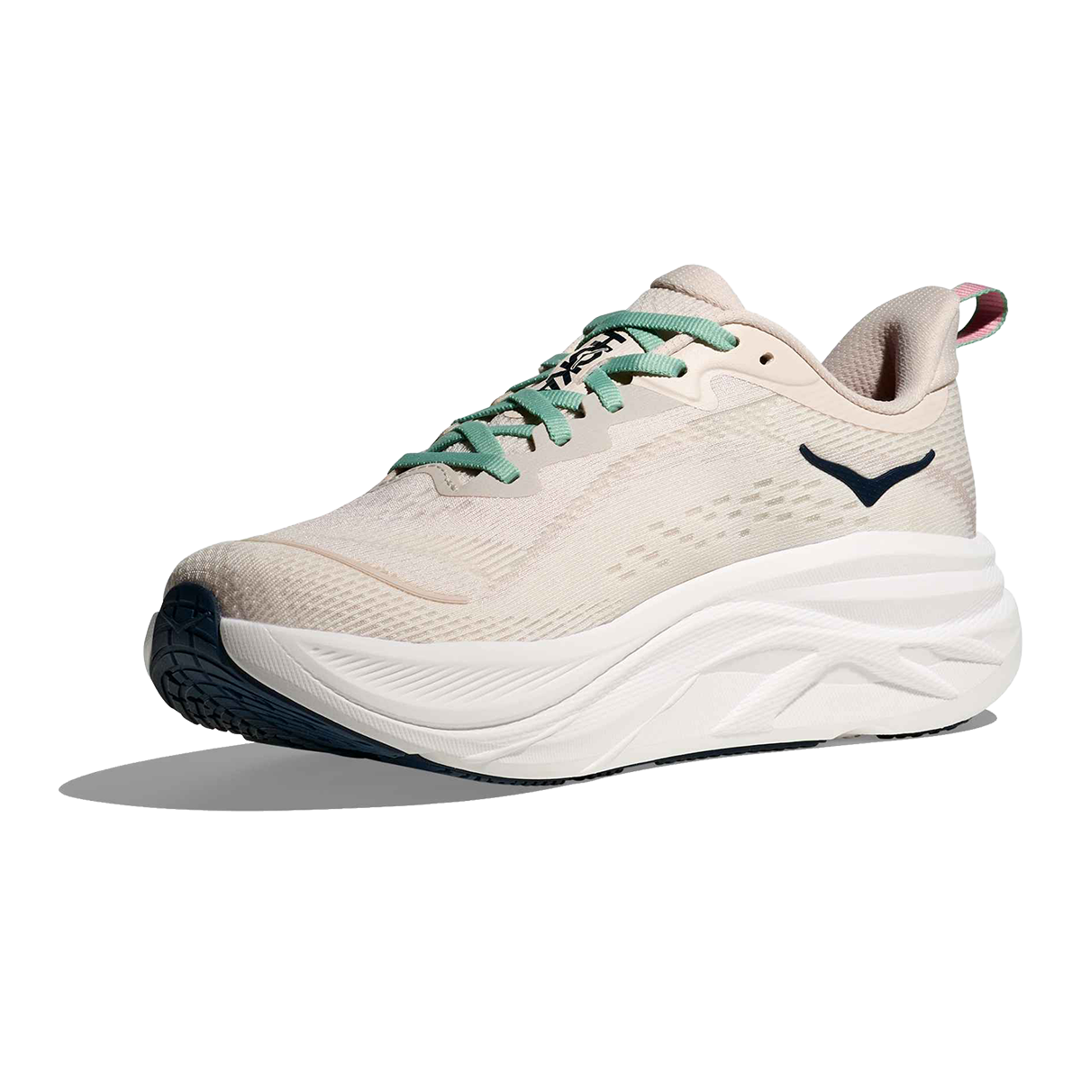 Hoka Skyflow — Rose Cream - Alabaster — Size B — Width 5 — Side View