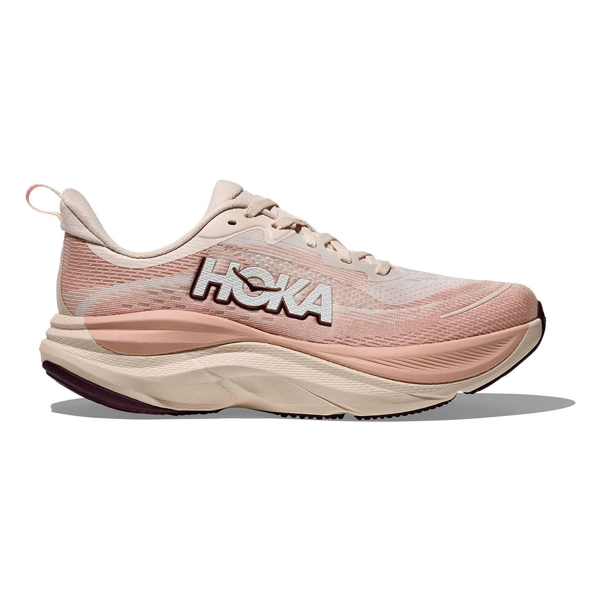 Hoka Skyflow — Rose Cream - Rose Latte — Size B — Width 10.5 — Front View