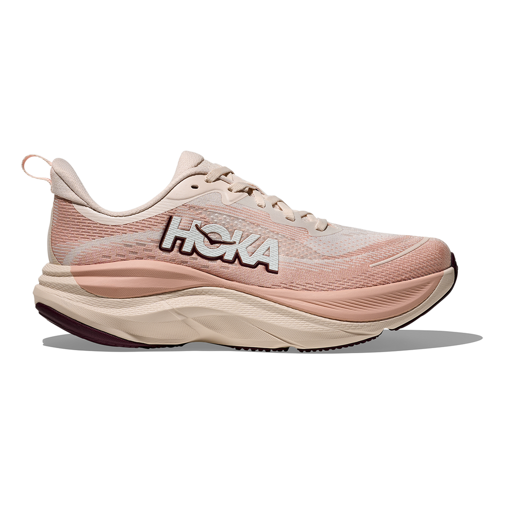 Hoka Skyflow — Rose Cream - Rose Latte — Size D — Width 10.5 — Front View