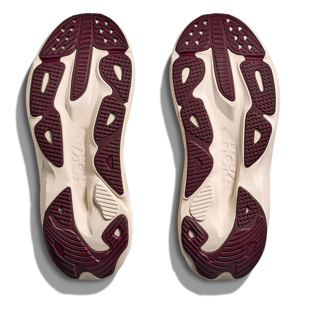 Hoka Skyflow — Rose Cream - Rose Latte — Size B — Width 10.5 — Top View