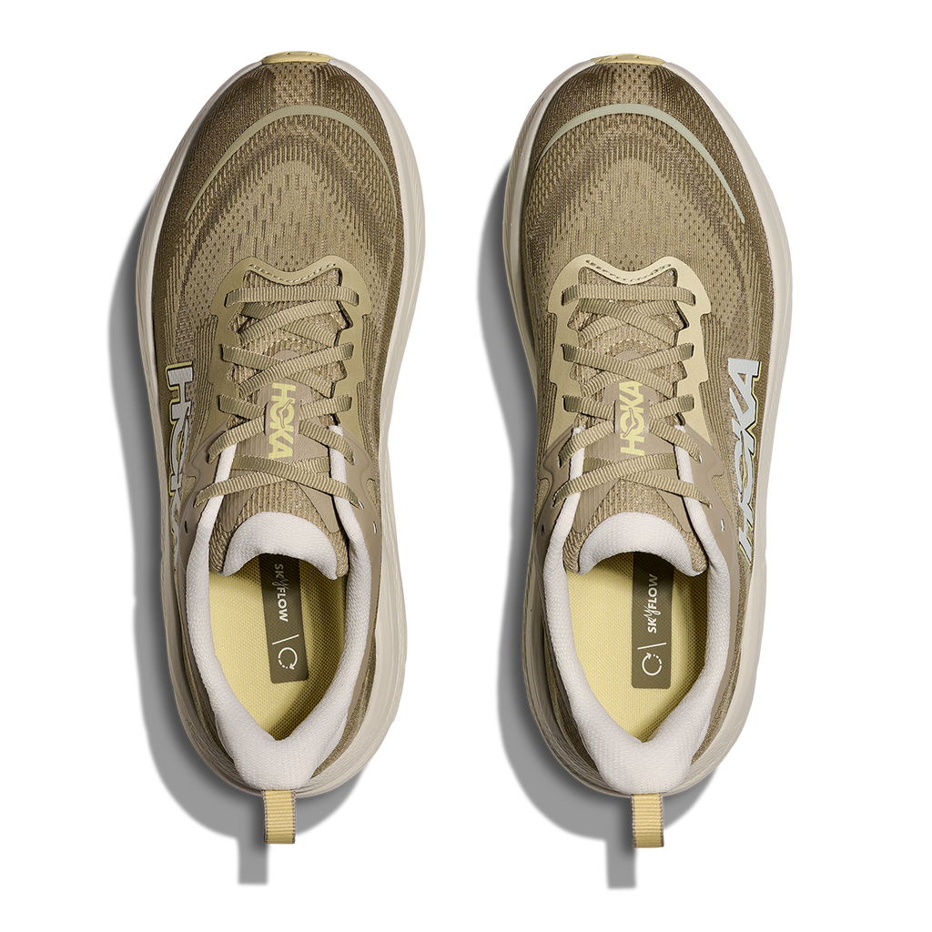 Hoka Skyflow — Wild Mushroom - Grassland — Size D — Width 10.5 — Back View