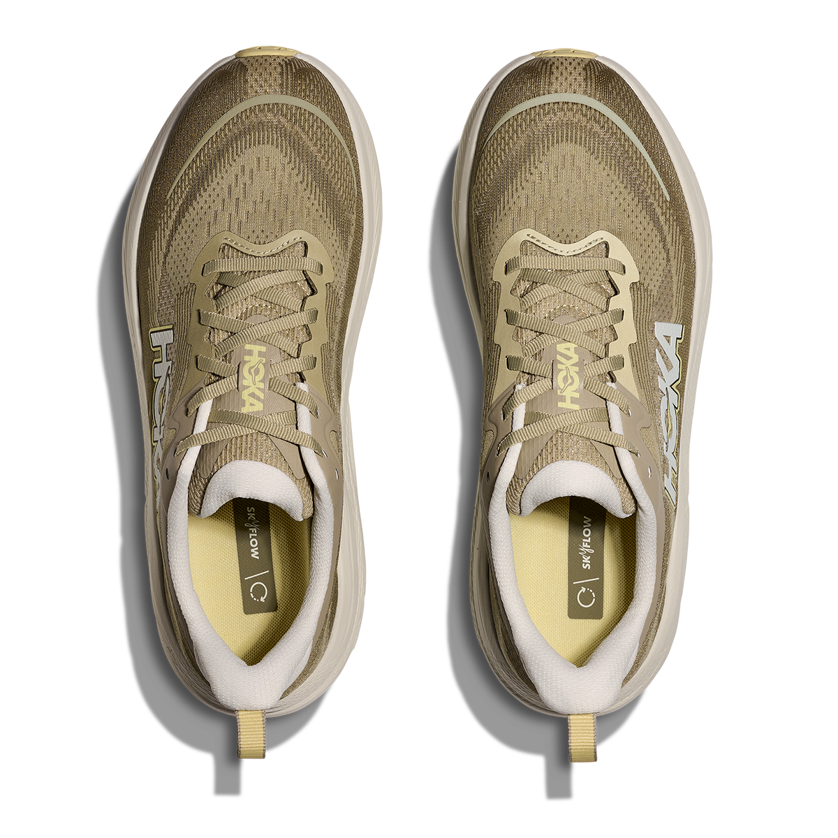Hoka Skyflow — Wild Mushroom - Grassland — Size D — Width 10.5 — Back View
