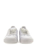 adidas Gazelle Triple White Sneakers — White — Size US M 8.5 - US W 10 — Top View