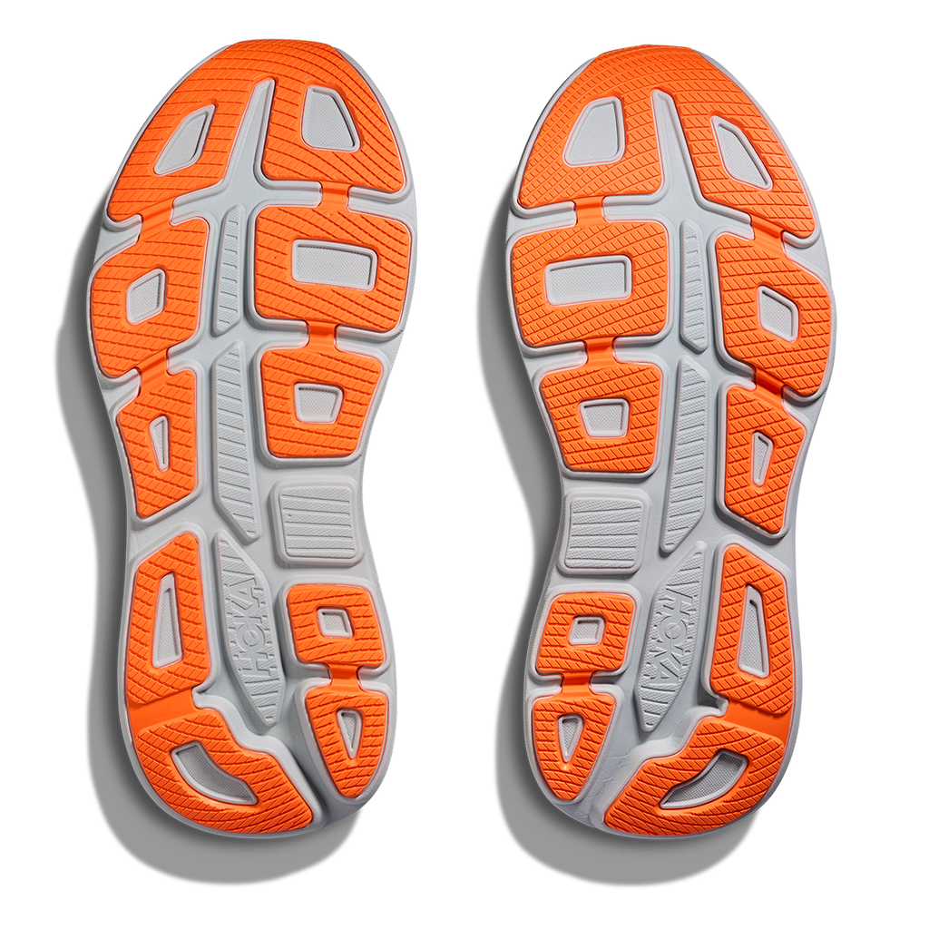 Hoka Bondi 9 Asphalt Grey - Gravel — Asphalt Grey - Gravel — Size D — Width 7 — Top View