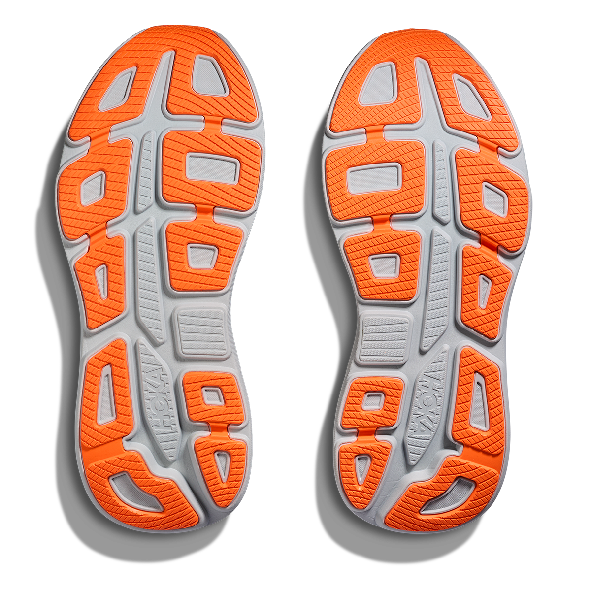 Hoka Bondi 9 Asphalt Grey - Gravel — Asphalt Grey - Gravel — Size D — Width 7 — Top View