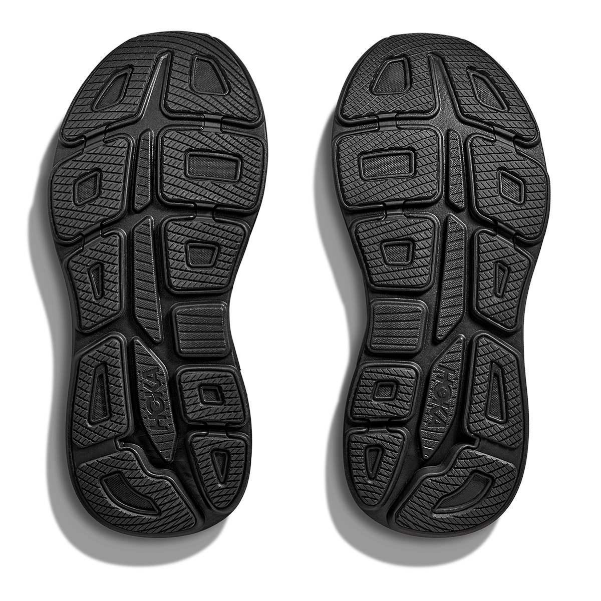 Hoka Bondi 9 Black - Black — Black - Black — Size D — Width 7 — Top View