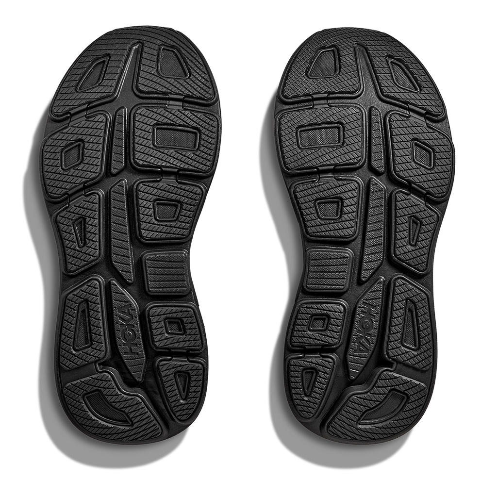 Hoka Bondi 9 Black - Black — Black - Black — Size B — Width 4 — Top View