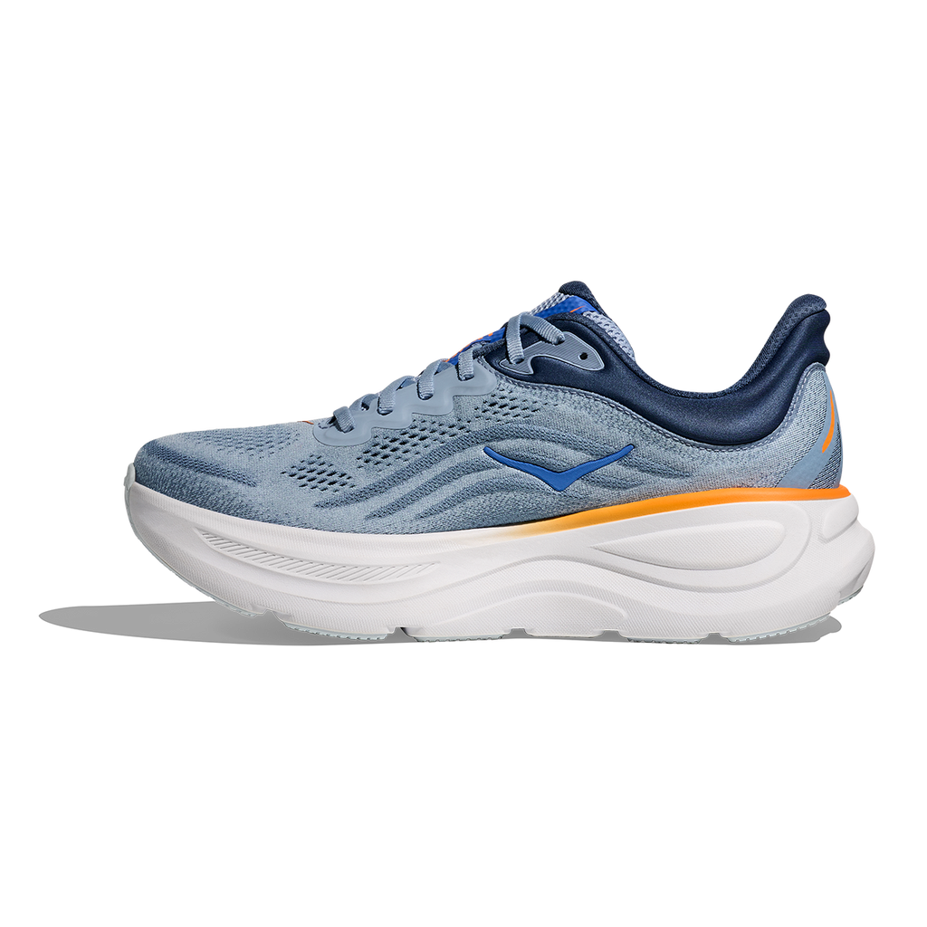 Hoka Bondi 9 Drizzle - Downpour — Drizzle - Downpour — Size D — Width 7 — Side View