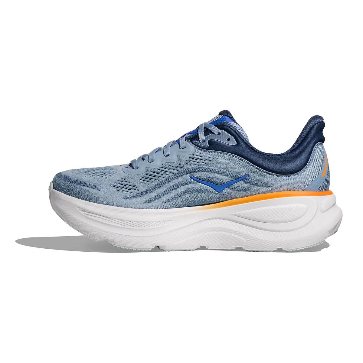 Hoka Bondi 9 Drizzle - Downpour — Drizzle - Downpour — Size D — Width 7 — Side View