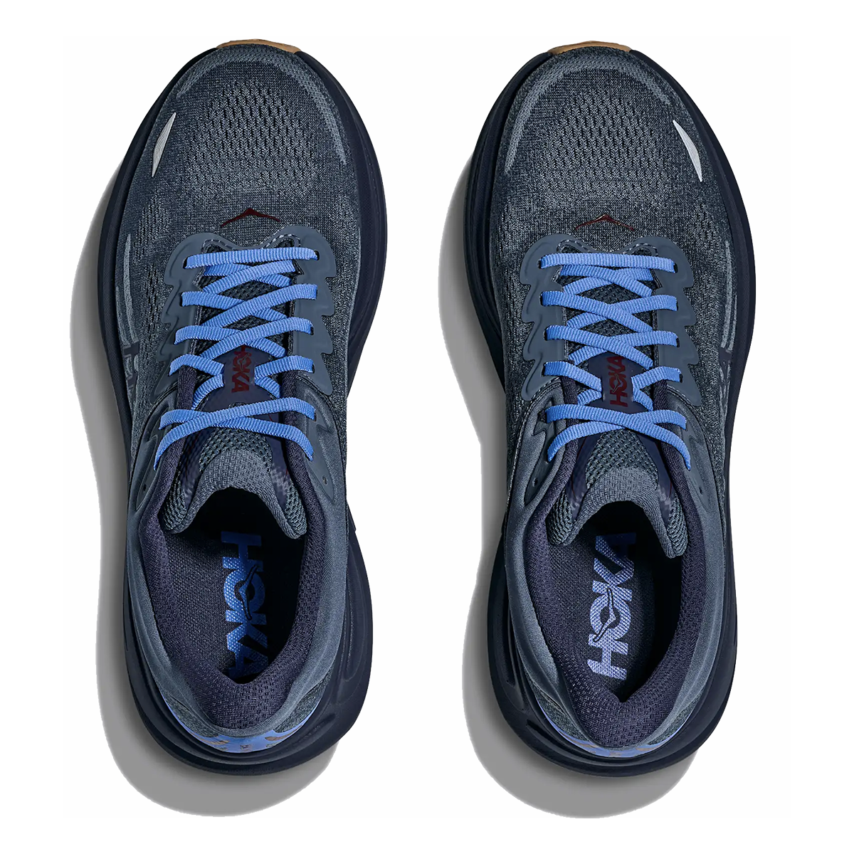 Hoka Bondi 9 — Thunder Cloud - Vermillion — Size D — Width 7 — Alternate View 39
