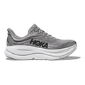 Hoka Bondi 9 Galactic Grey - Stellar Grey — Galactic Grey - Stellar Grey — Size D — Width 7 — Front View