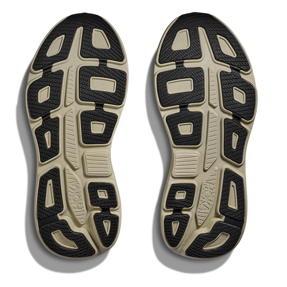 Hoka Bondi 9 Grassland - Oyster Mushroom — Grassland - Oyster Mushroom — Size D — Width 7 — Top View