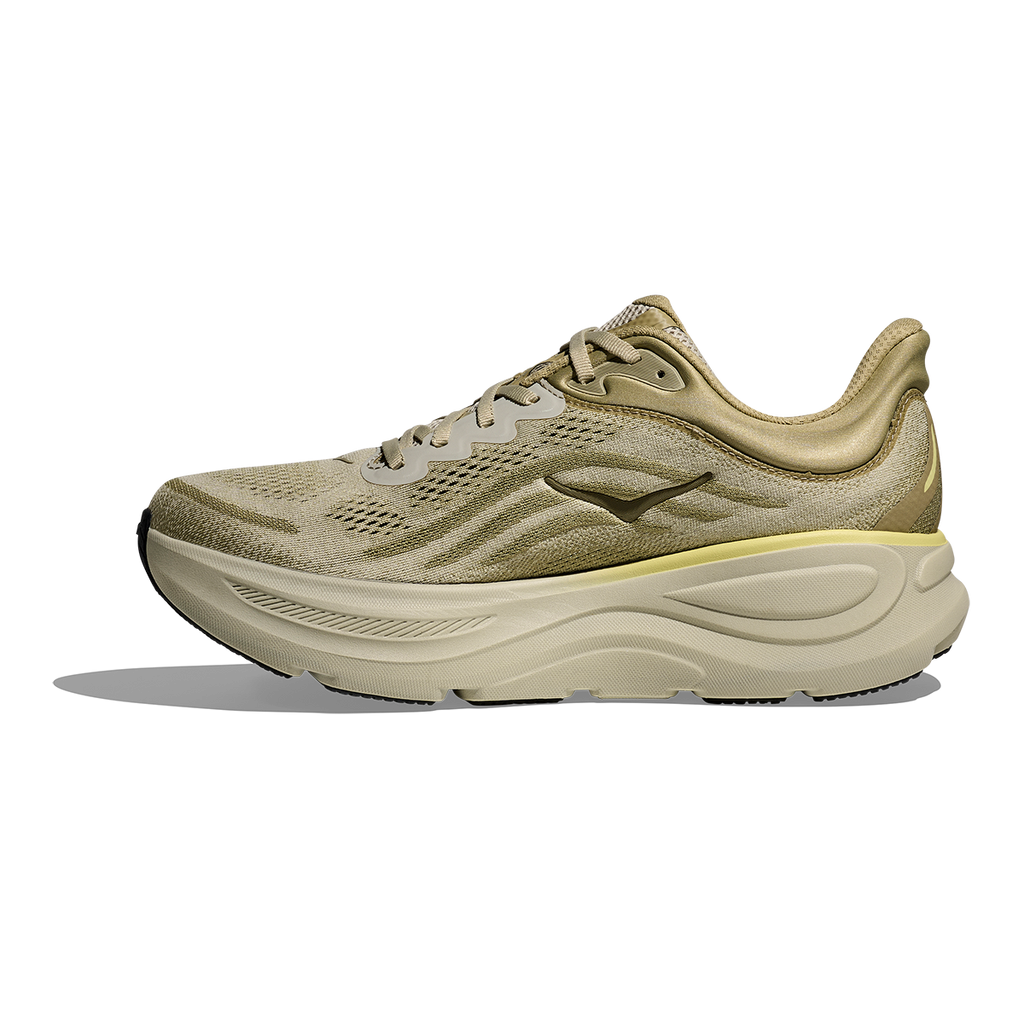 Hoka Bondi 9 Grassland - Oyster Mushroom — Grassland - Oyster Mushroom — Size D — Width 7 — Side View
