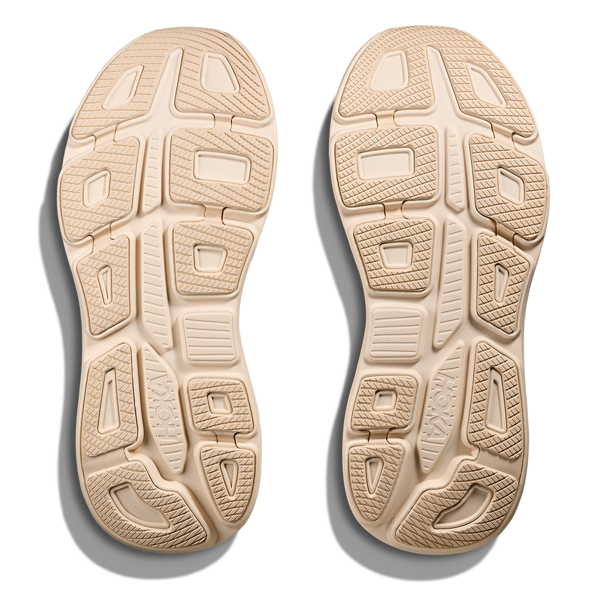 Hoka Bondi 9 Oatmeal - Oat Milk — Oatmeal - Oat Milk — Size D — Width 7 — Top View