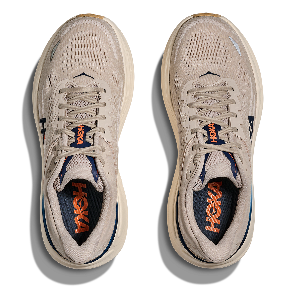Hoka Bondi 9 — Thunder Cloud - Vermillion — Size D — Width 7 — Alternate View 31