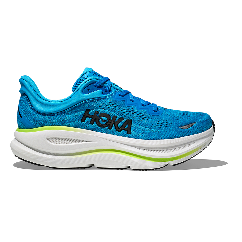 Hoka Bondi 9 Skyward Blue - Hoka Blue — Skyward Blue - Hoka Blue — Size D — Width 7 — Front View
