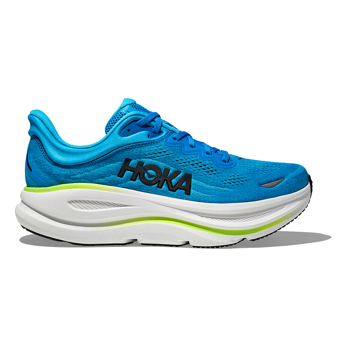 Hoka Bondi 9 Skyward Blue - Hoka Blue — Skyward Blue - Hoka Blue — Size D — Width 7 — Front View