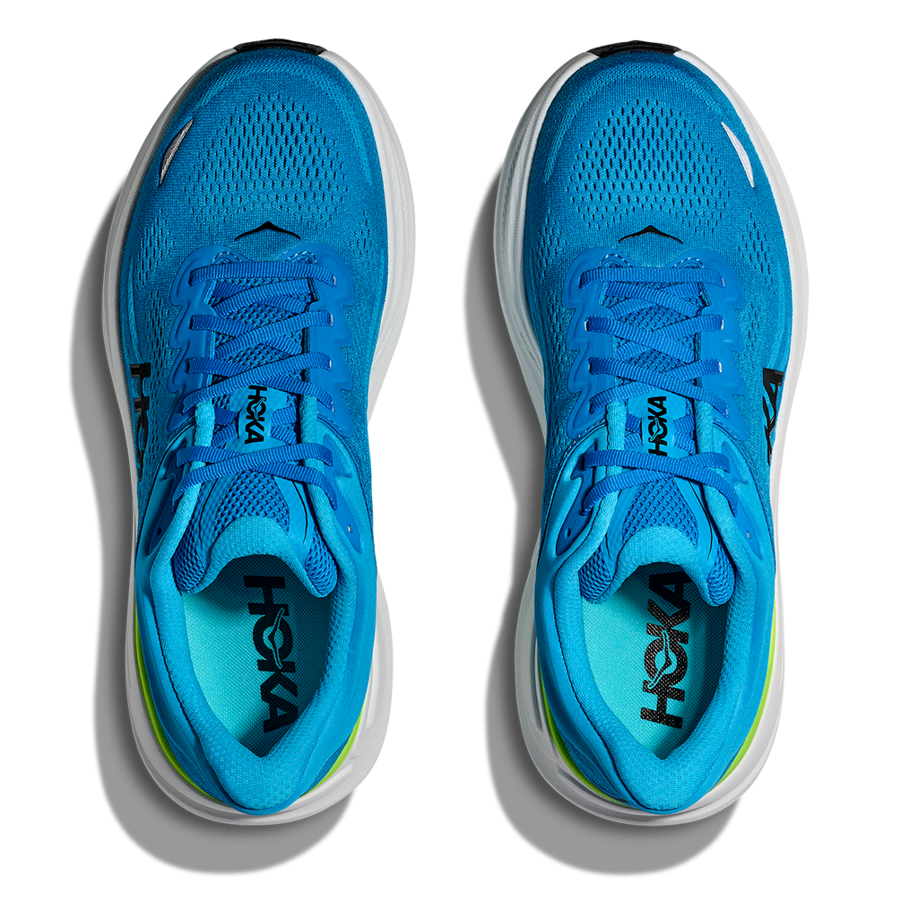 Hoka Bondi 9 Skyward Blue - Hoka Blue — Skyward Blue - Hoka Blue — Size D — Width 7 — Back View