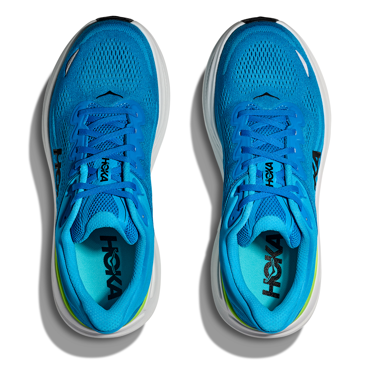 Hoka Bondi 9 Skyward Blue - Hoka Blue — Skyward Blue - Hoka Blue — Size D — Width 7 — Back View