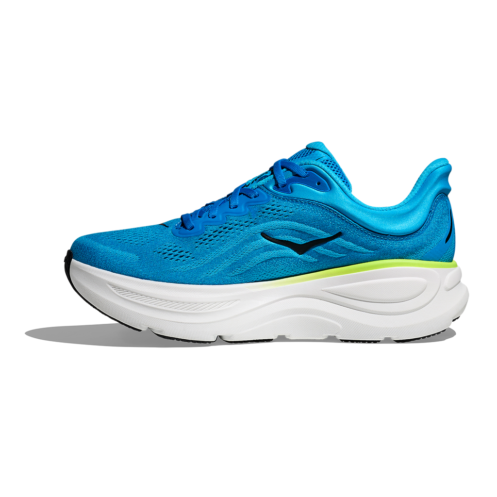Hoka Bondi 9 Skyward Blue - Hoka Blue — Skyward Blue - Hoka Blue — Size D — Width 7 — Side View