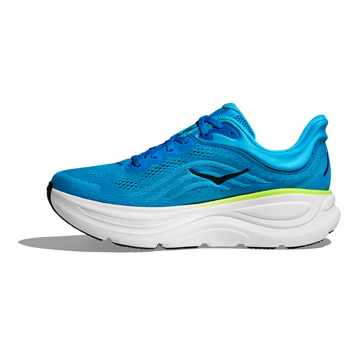 Hoka Bondi 9 Skyward Blue - Hoka Blue — Skyward Blue - Hoka Blue — Size D — Width 7 — Side View