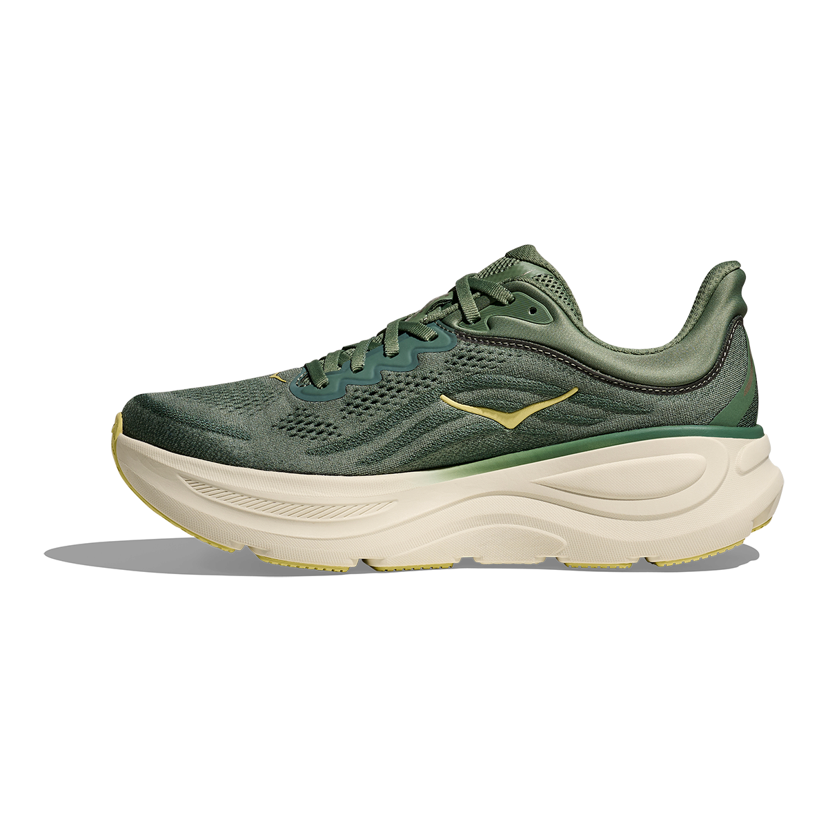 Hoka Bondi 9 Succulent - Fern — Succulent - Fern — Size D — Width 7 — Side View