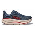 Hoka Bondi 9 — Thunder Cloud - Vermillion — Size D — Width 7 — Front View