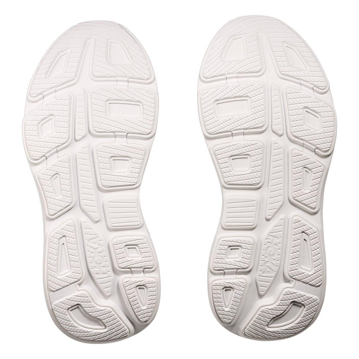 Hoka Bondi 9 White - White — White - White — Size D — Width 7 — Top View