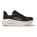 Hoka Bondi 9 Black - Rose Gold — Black - Rose Gold — Size B — Width 4 — Front View