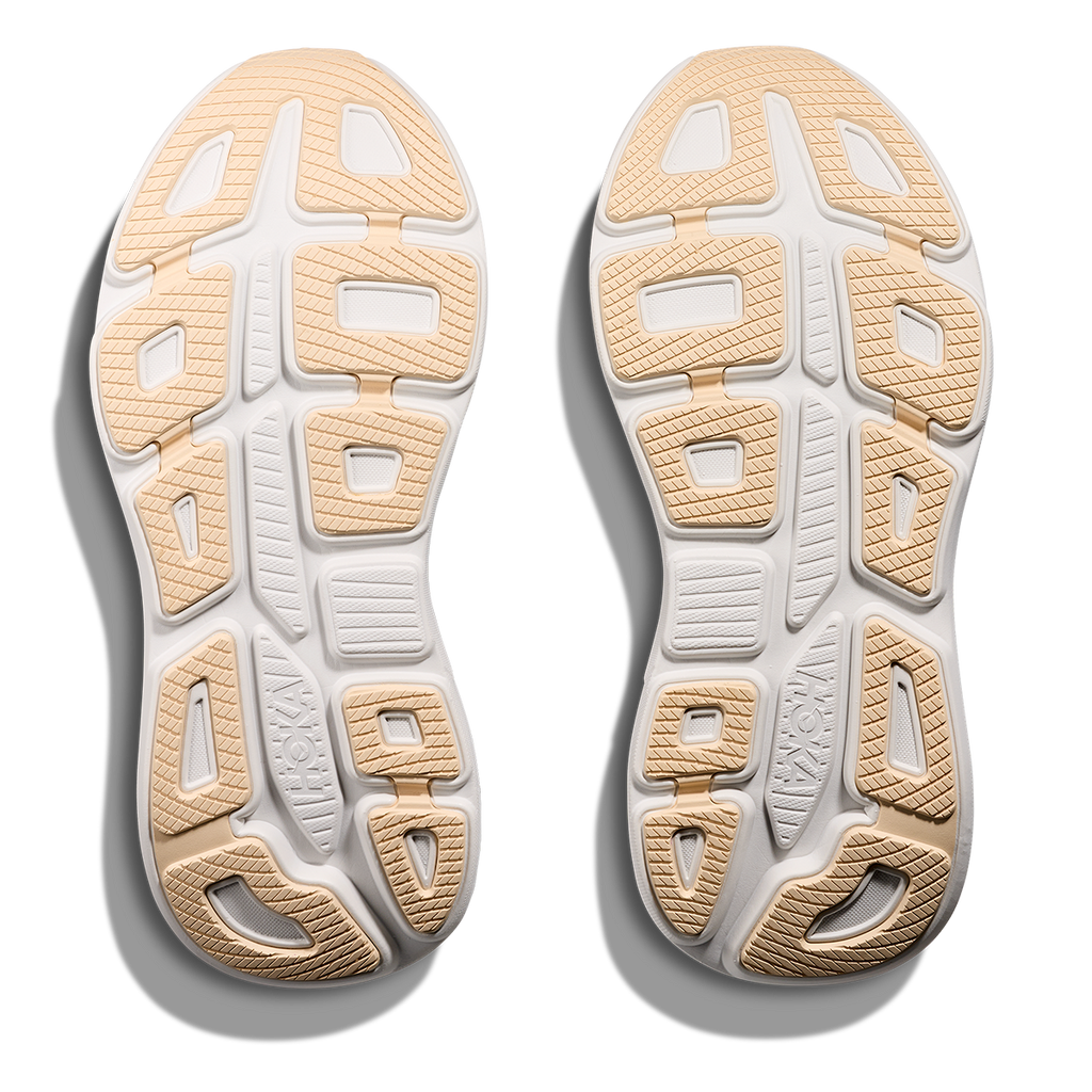 Hoka Bondi 9 Black - Rose Gold — Black - Rose Gold — Size B — Width 4 — Top View