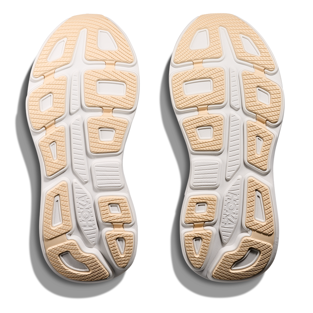 Hoka Bondi 9 Black - Rose Gold — Black - Rose Gold — Size B — Width 4 — Top View