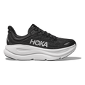 Hoka Bondi 9 Black - White — Black - White — Size D — Width 7 — Front View
