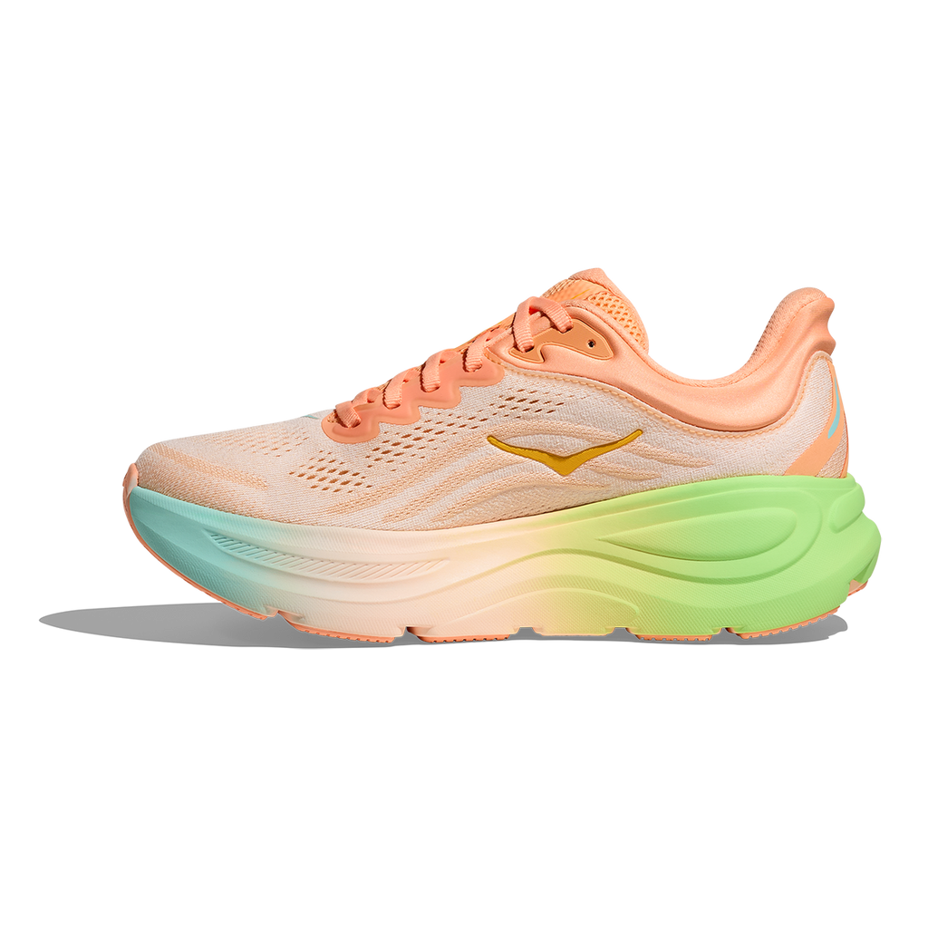 Hoka Bondi 9 Frost - Pale Tangerine — Frost - Pale Tangerine — Size B — Width 4 — Side View