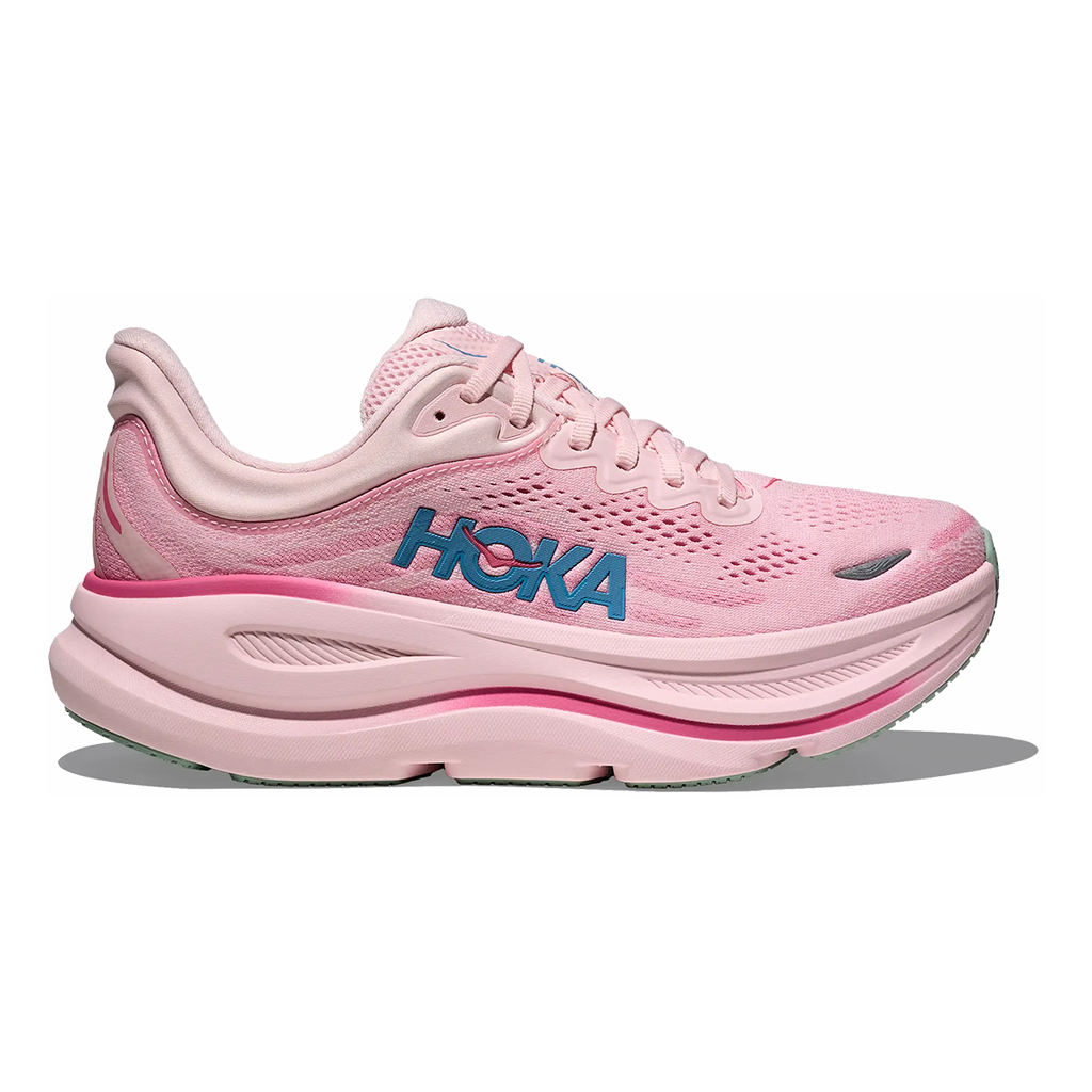 Hoka Bondi 9 — Rose Tea - Petal — Size B — Width 10.5 — Front View