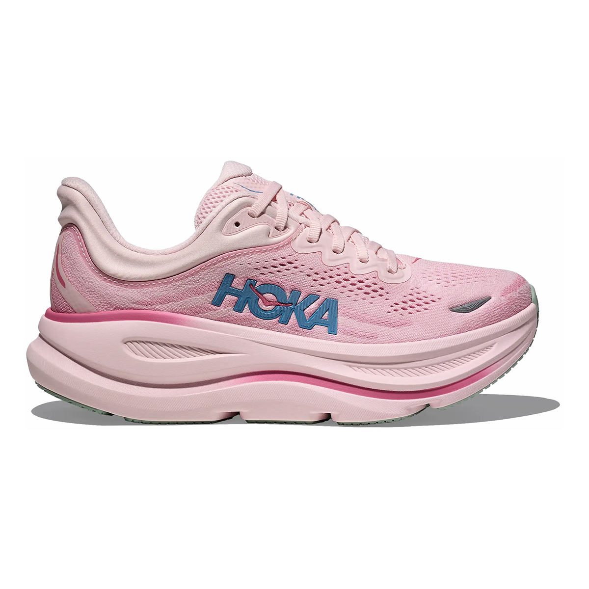 Hoka Bondi 9 — Rose Tea - Petal — Size B — Width 10.5 — Front View