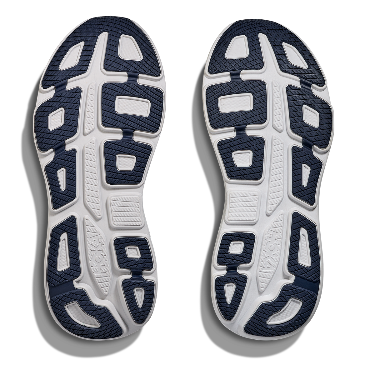 Hoka Bondi 9 Stardust - Cosmic Grey — Stardust - Cosmic Grey — Size D — Width 7 — Top View