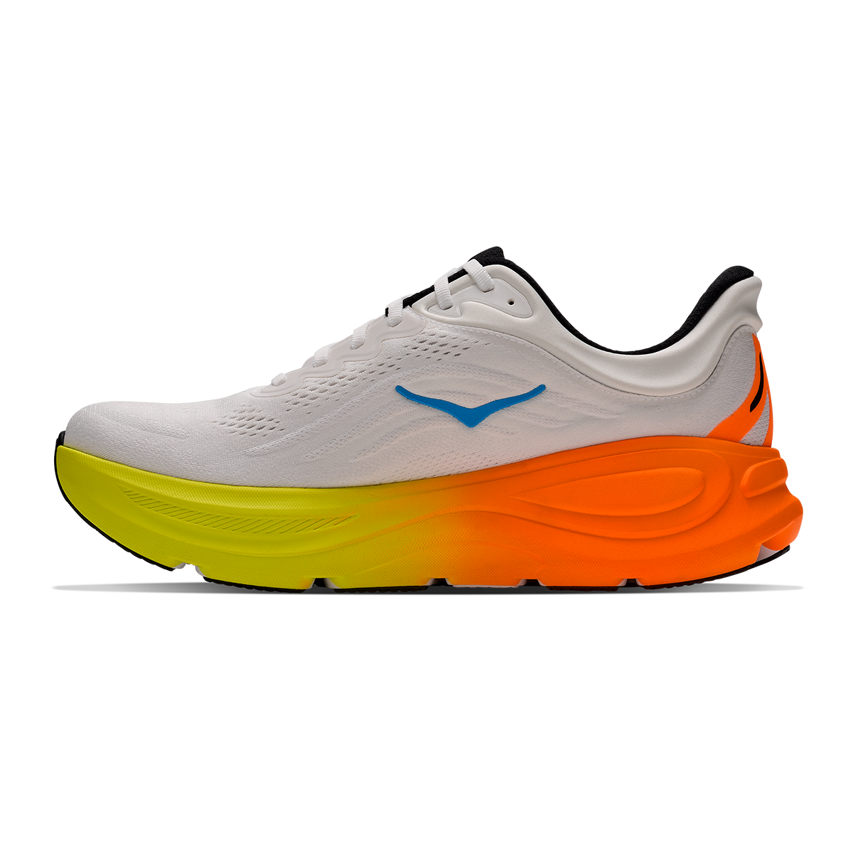 Hoka Bondi 9 — Thunder Cloud - Vermillion — Size D — Width 7 — Alternate View 45