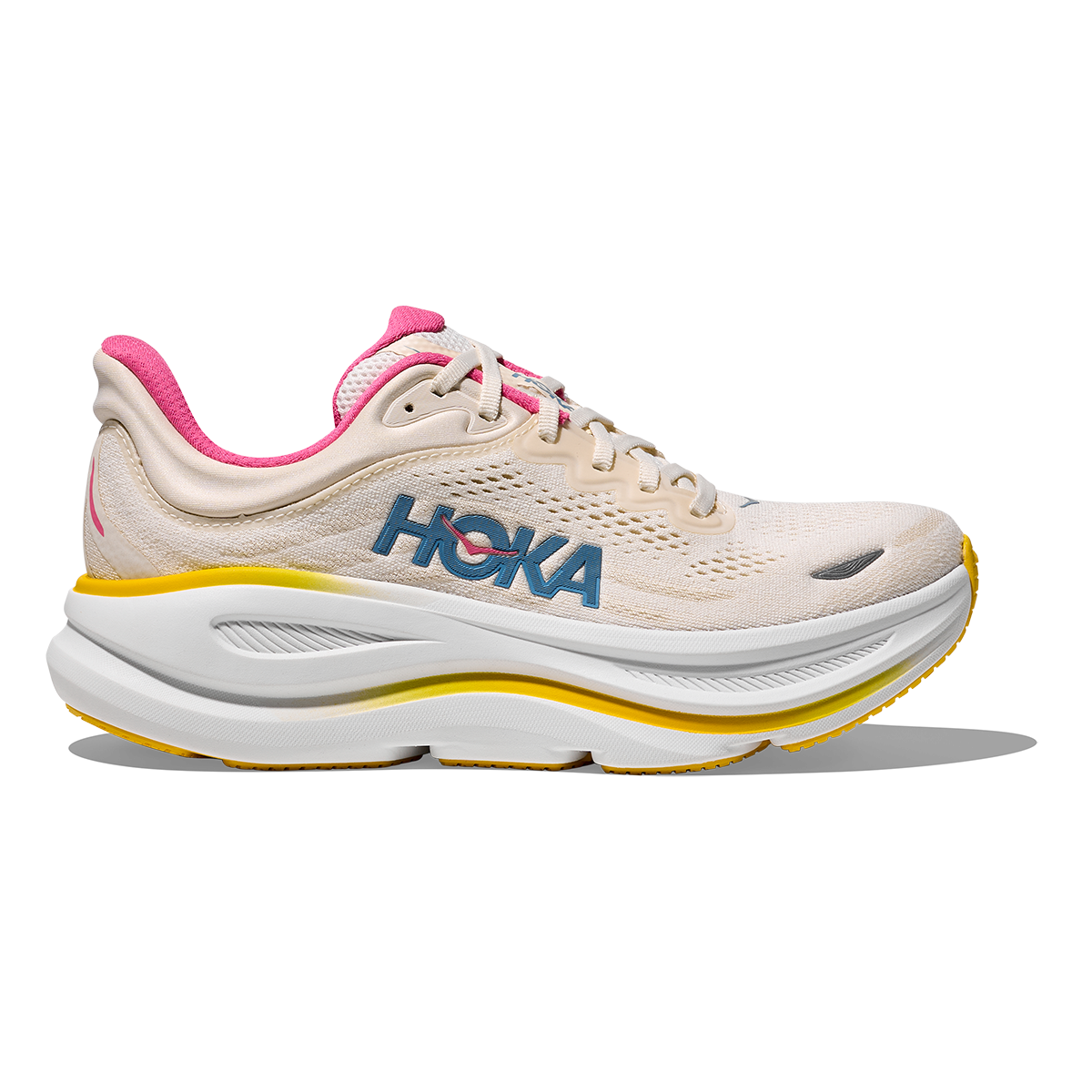 Hoka Bondi 9 Alabaster - Birch — Alabaster - Birch — Size B — Width 4 — Front View