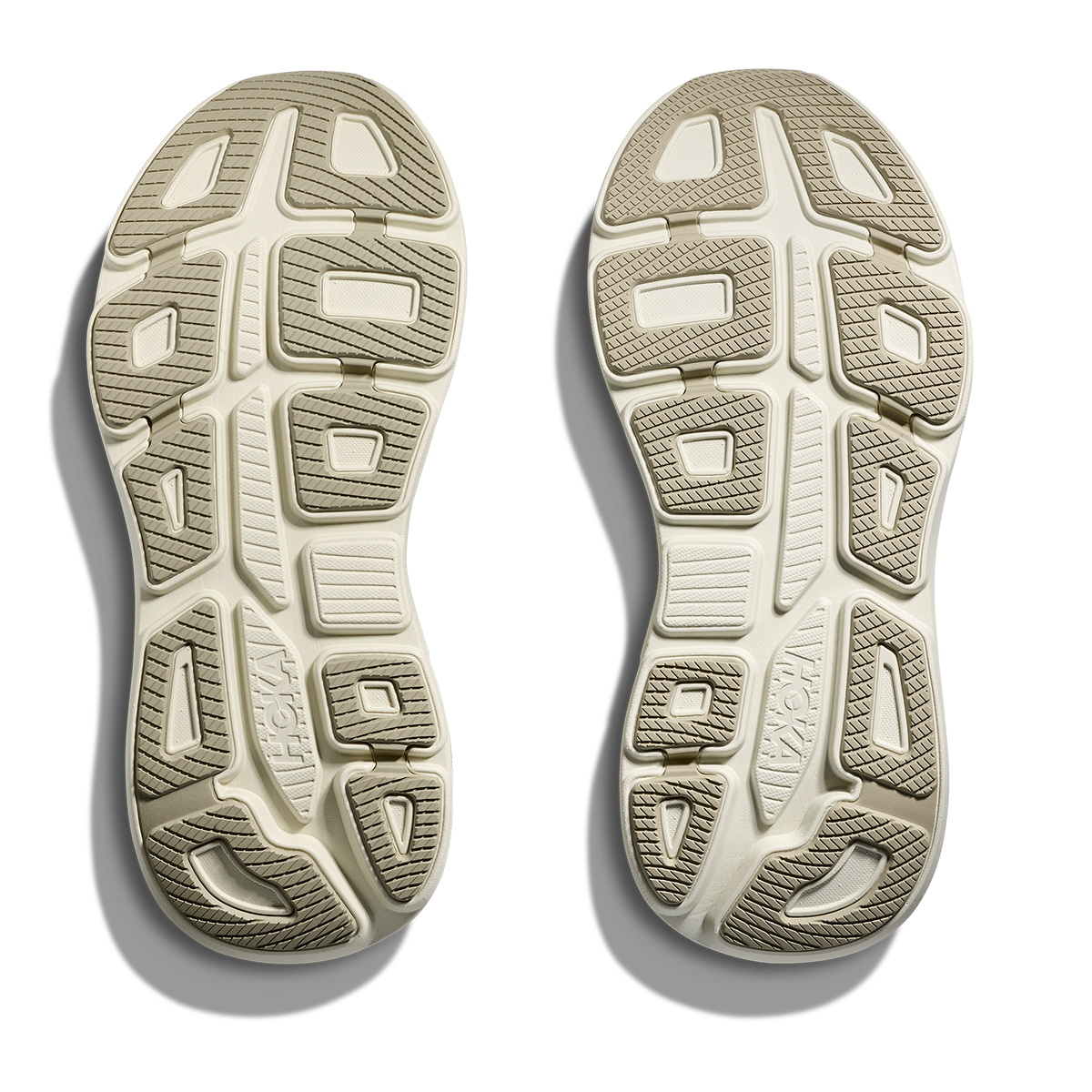 Hoka Bondi 9 Truffle Salt - Sea Glass — Truffle Salt - Sea Glass — Size B — Width 4 — Top View