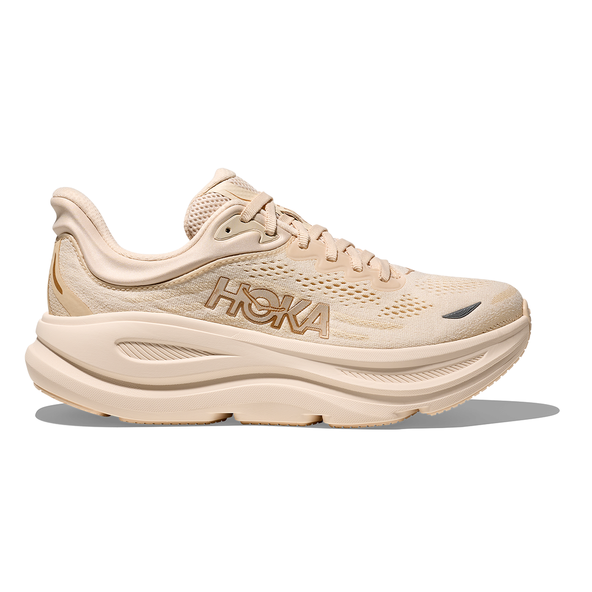Hoka Bondi 9 Vanilla - Birch — Vanilla - Birch — Size B — Width 4 — Front View