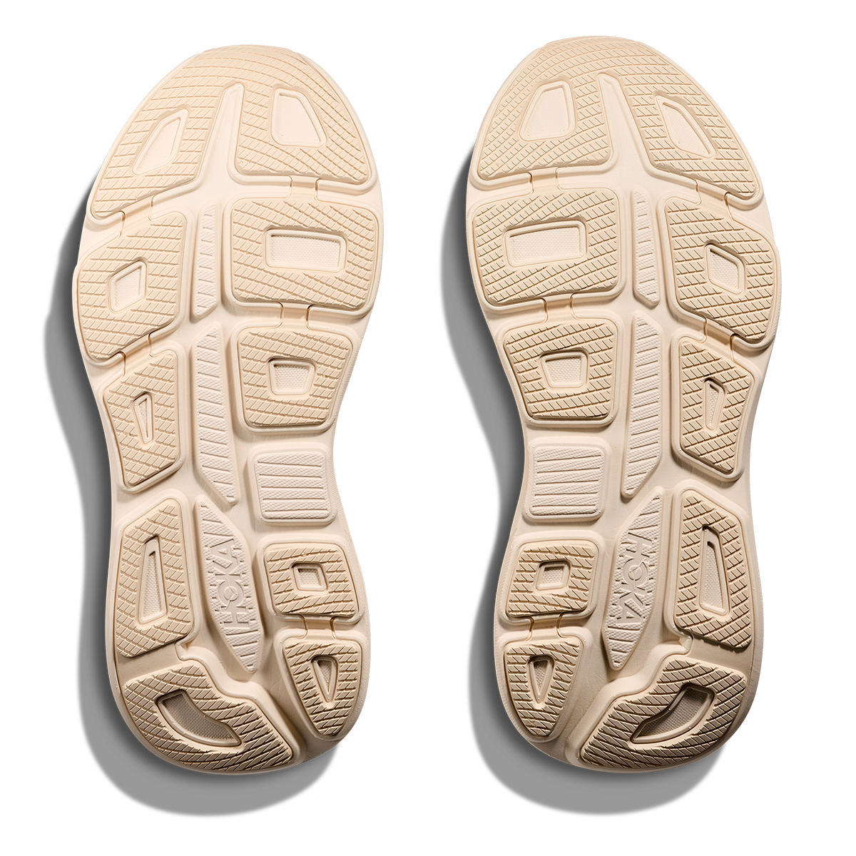 Hoka Bondi 9 Vanilla - Birch — Vanilla - Birch — Size B — Width 4 — Top View