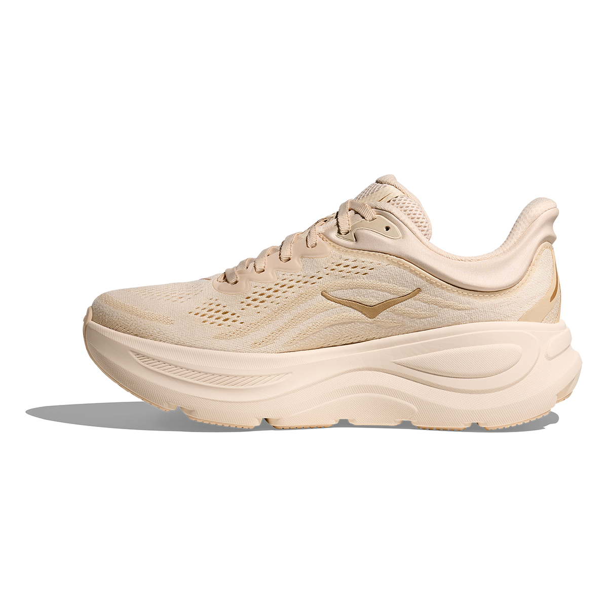 Hoka Bondi 9 Vanilla - Birch — Vanilla - Birch — Size B — Width 4 — Side View